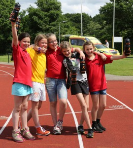 Kinderen tijdens de Roparun actiedag