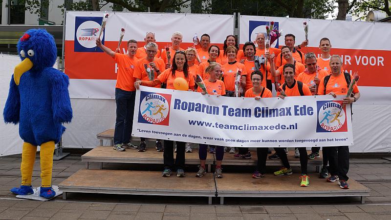 Finish foto Roparun Team Climax Ede 2015. Foto: Ger Hagendoorn