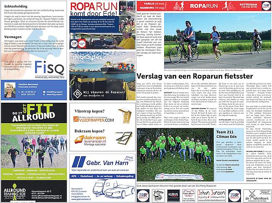 Roparun Bijlage Ede Stad 2016