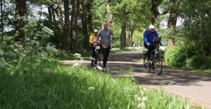 Roparun 2016. Lopen bij daglicht in de zon is zoooo fijn.