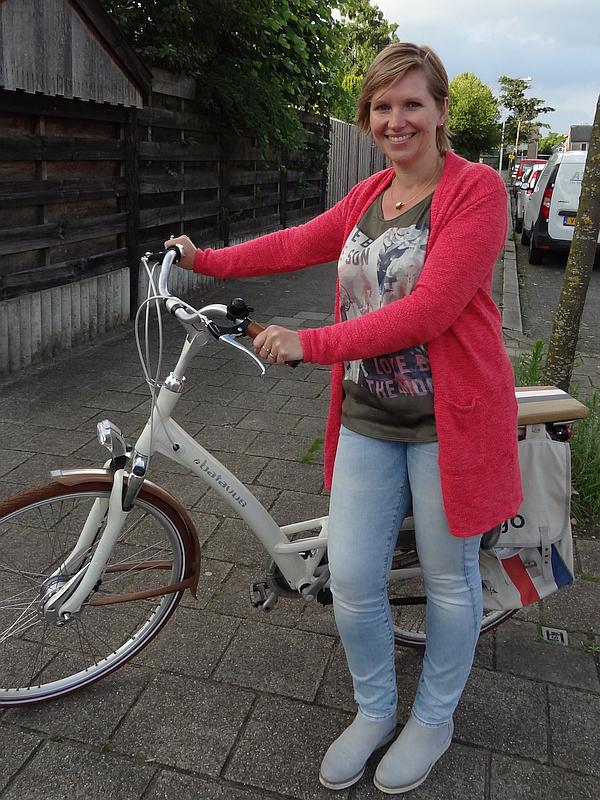 Wendy Steinfort Schaap fietsen