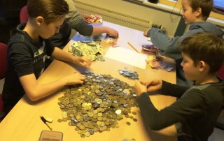 Het tellen van het geld