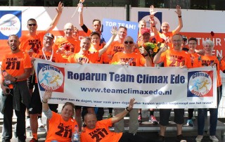 Roparun Team Climax Ede 2017 Team 211 finishfoto