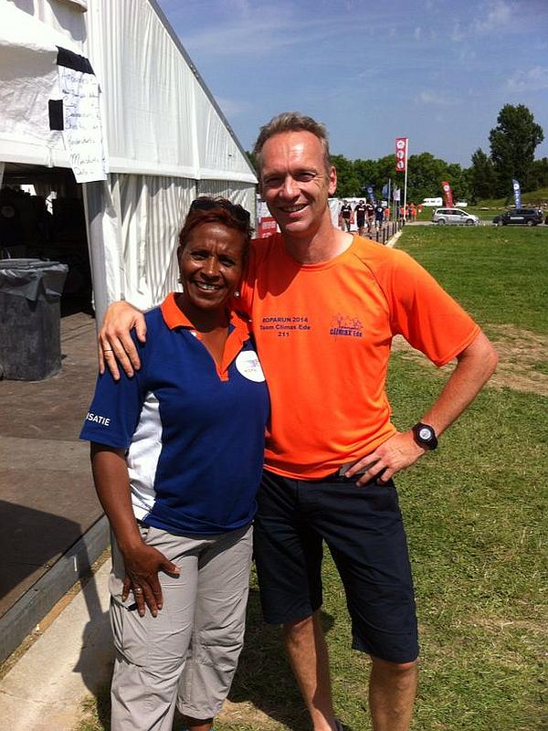 Marco Weening met Nelli Cooman